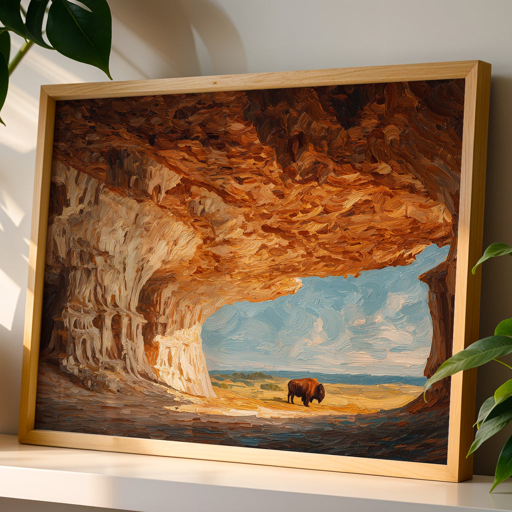 Wind Cave National Park Oil Painting