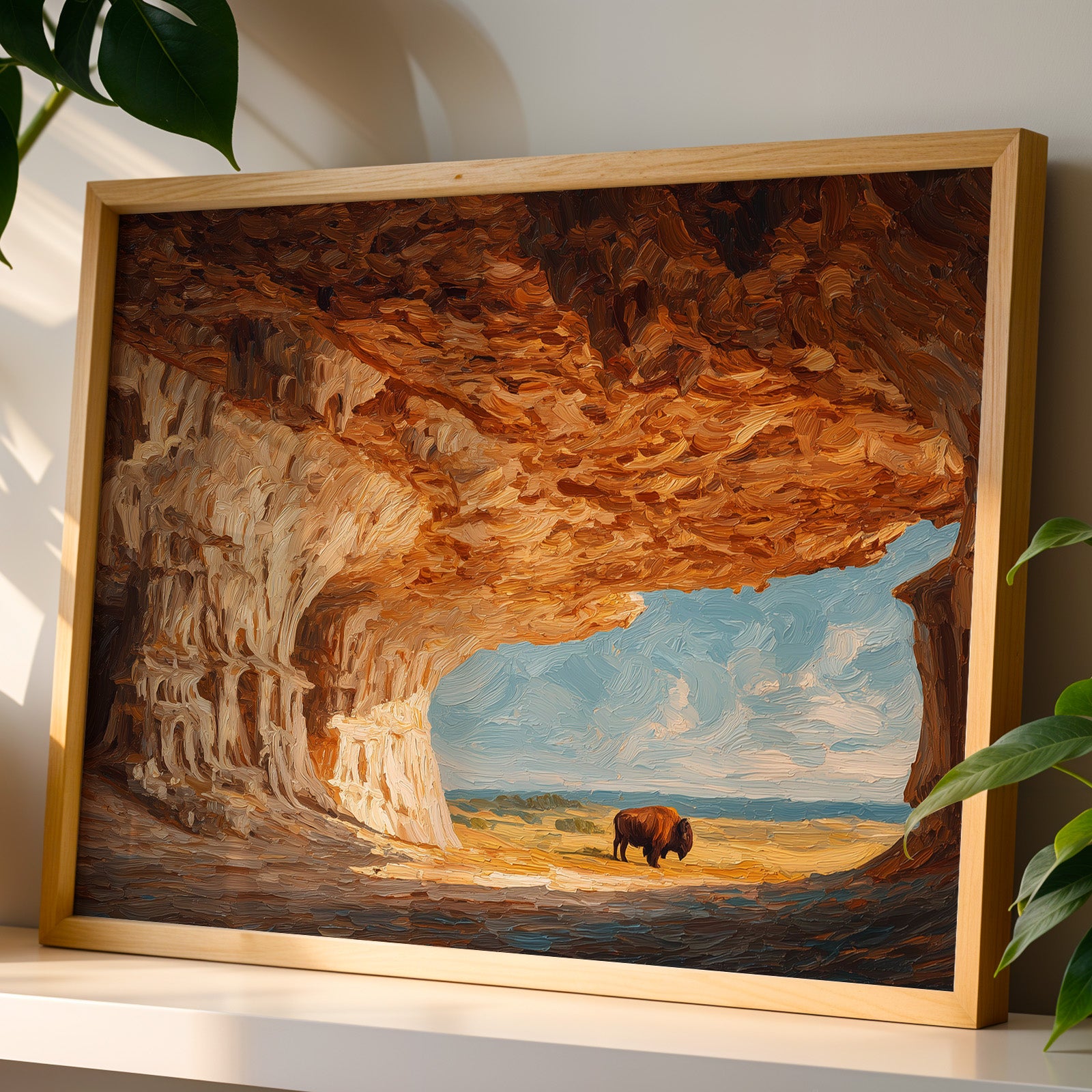 Wind Cave National Park Oil Painting