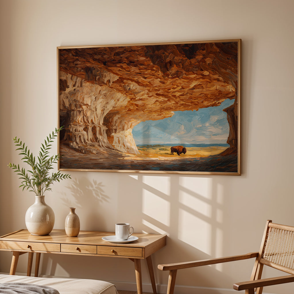 Wind Cave National Park Oil Painting