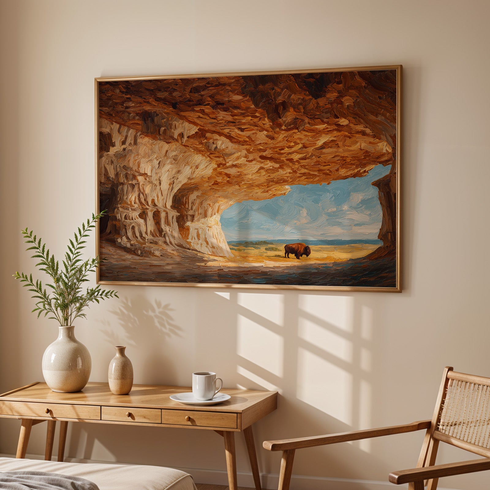 Wind Cave National Park Oil Painting