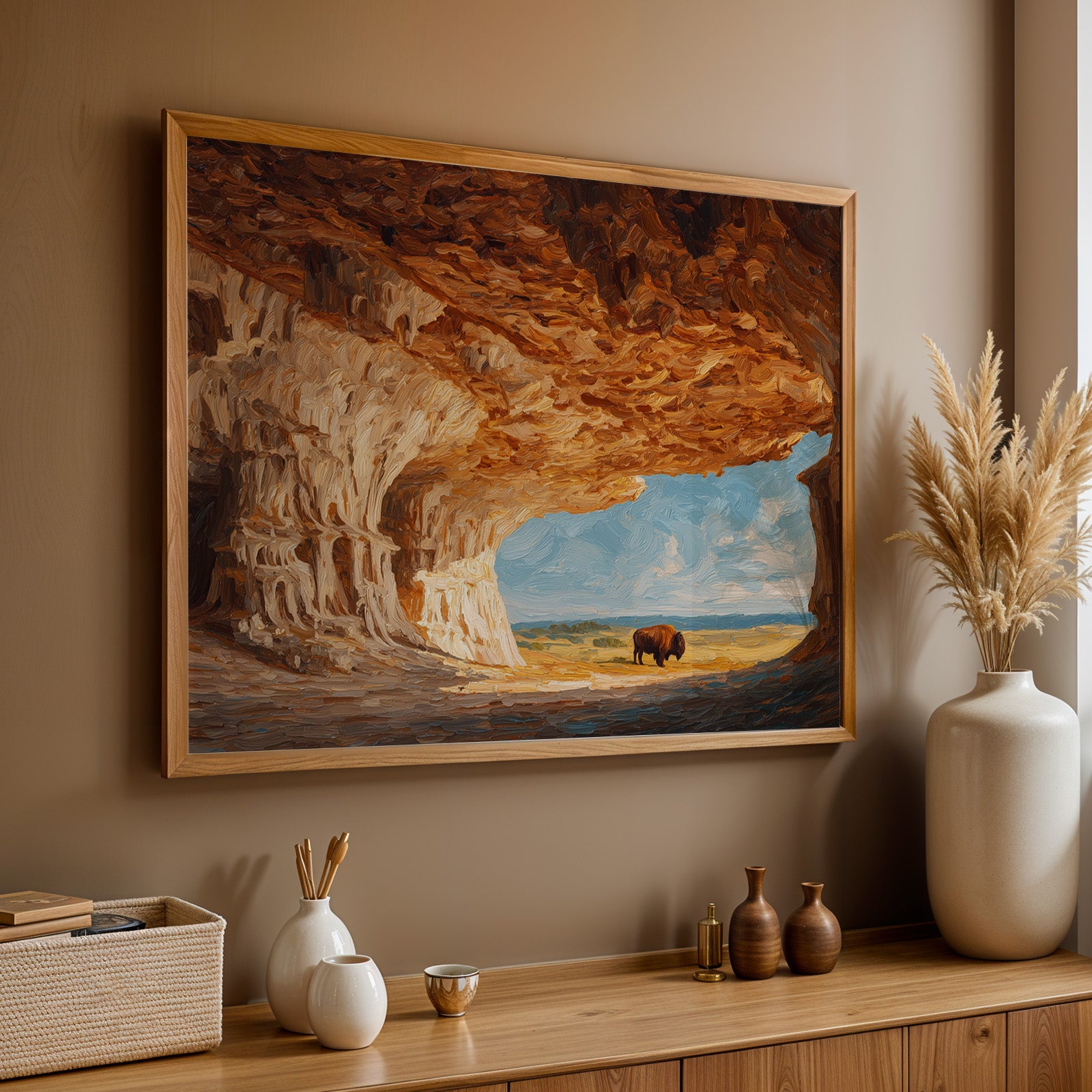 Wind Cave National Park Oil Painting