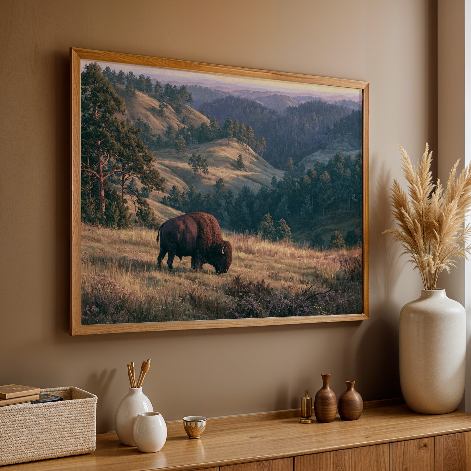 Wind Cave National Park Classical Oil Painting