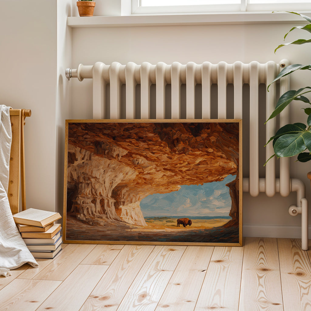 Wind Cave National Park Oil Painting