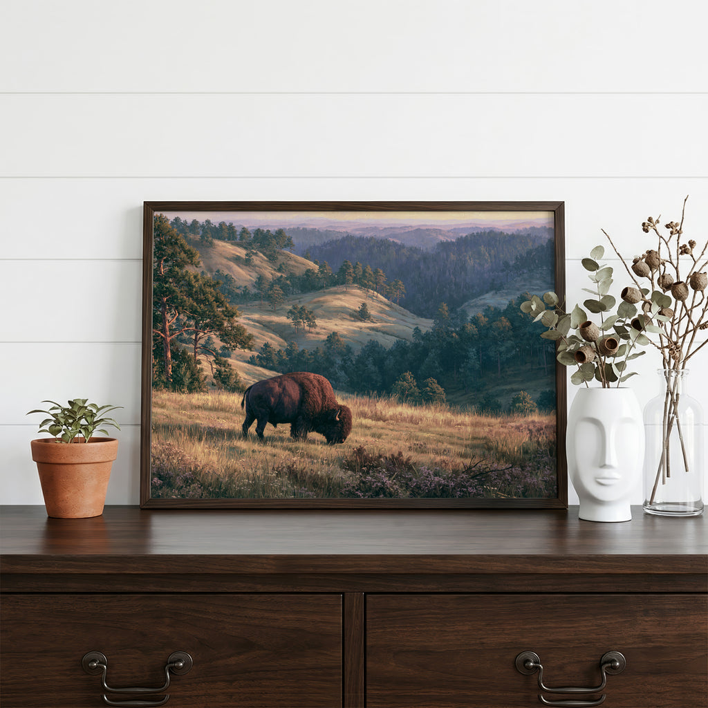 Wind Cave National Park Classical Oil Painting