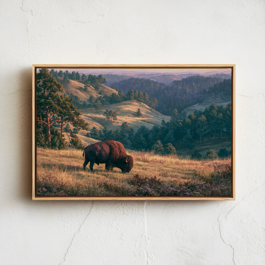 Wind Cave National Park Classical Oil Painting