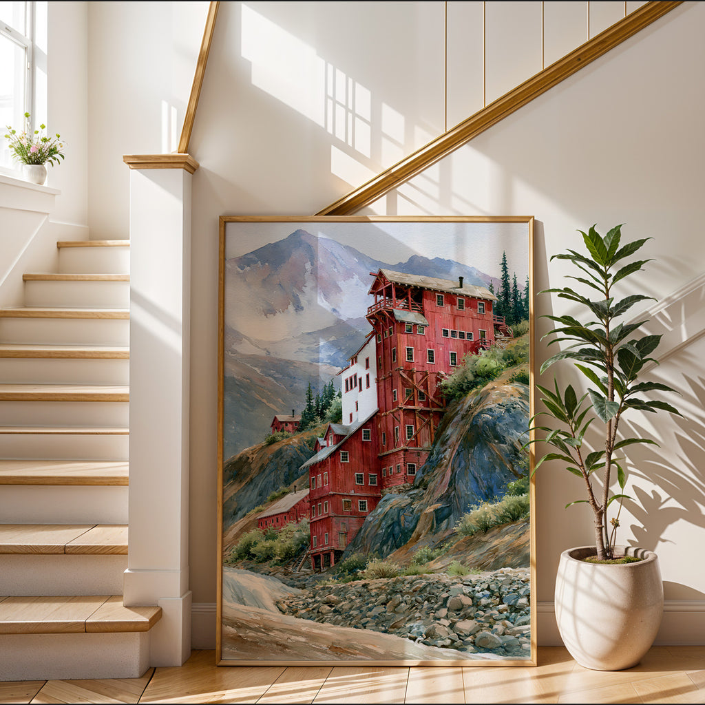 Wrangell–St. Elias National Park Watercolor Art