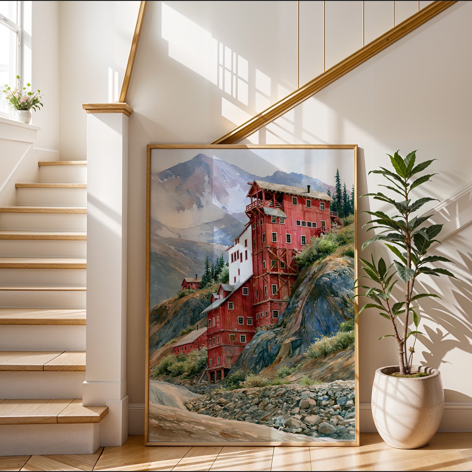 Wrangell–St. Elias National Park Watercolor Art