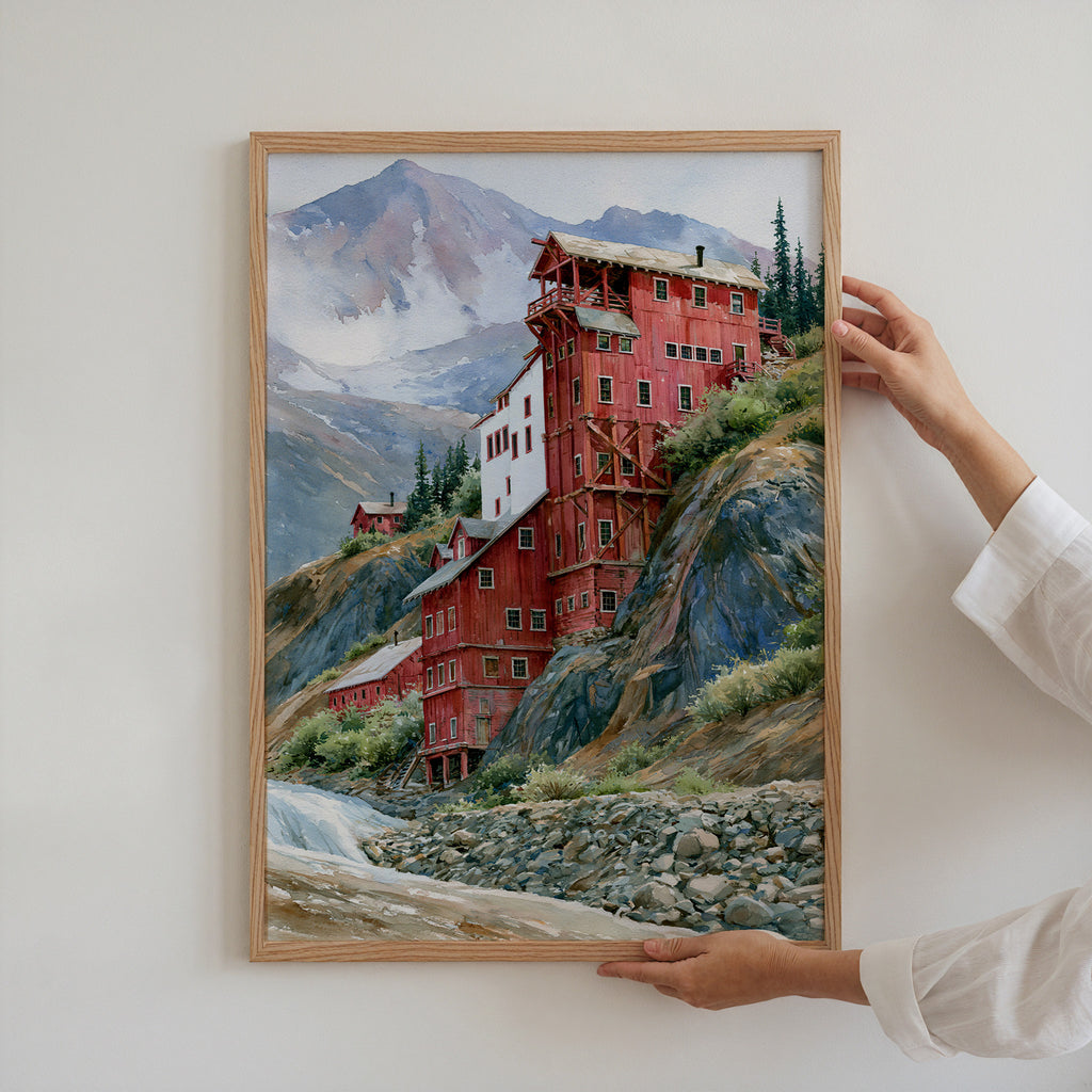 Wrangell–St. Elias National Park Watercolor Art