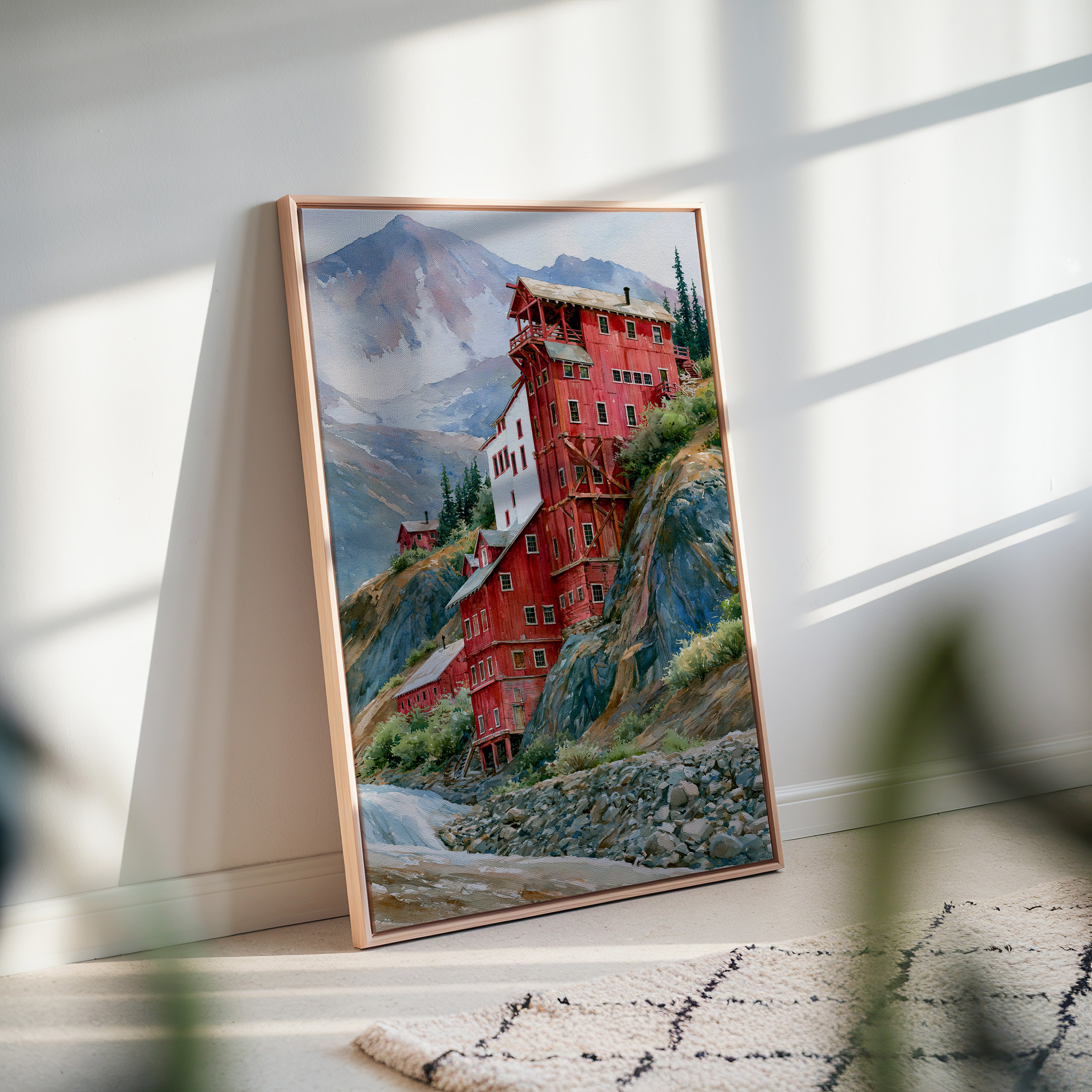 Wrangell–St. Elias National Park Watercolor Art