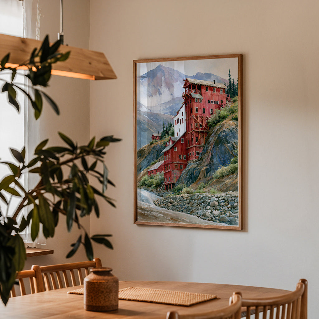 Wrangell–St. Elias National Park Watercolor Art
