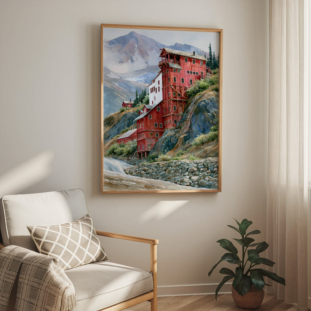Wrangell–St. Elias National Park Watercolor Art