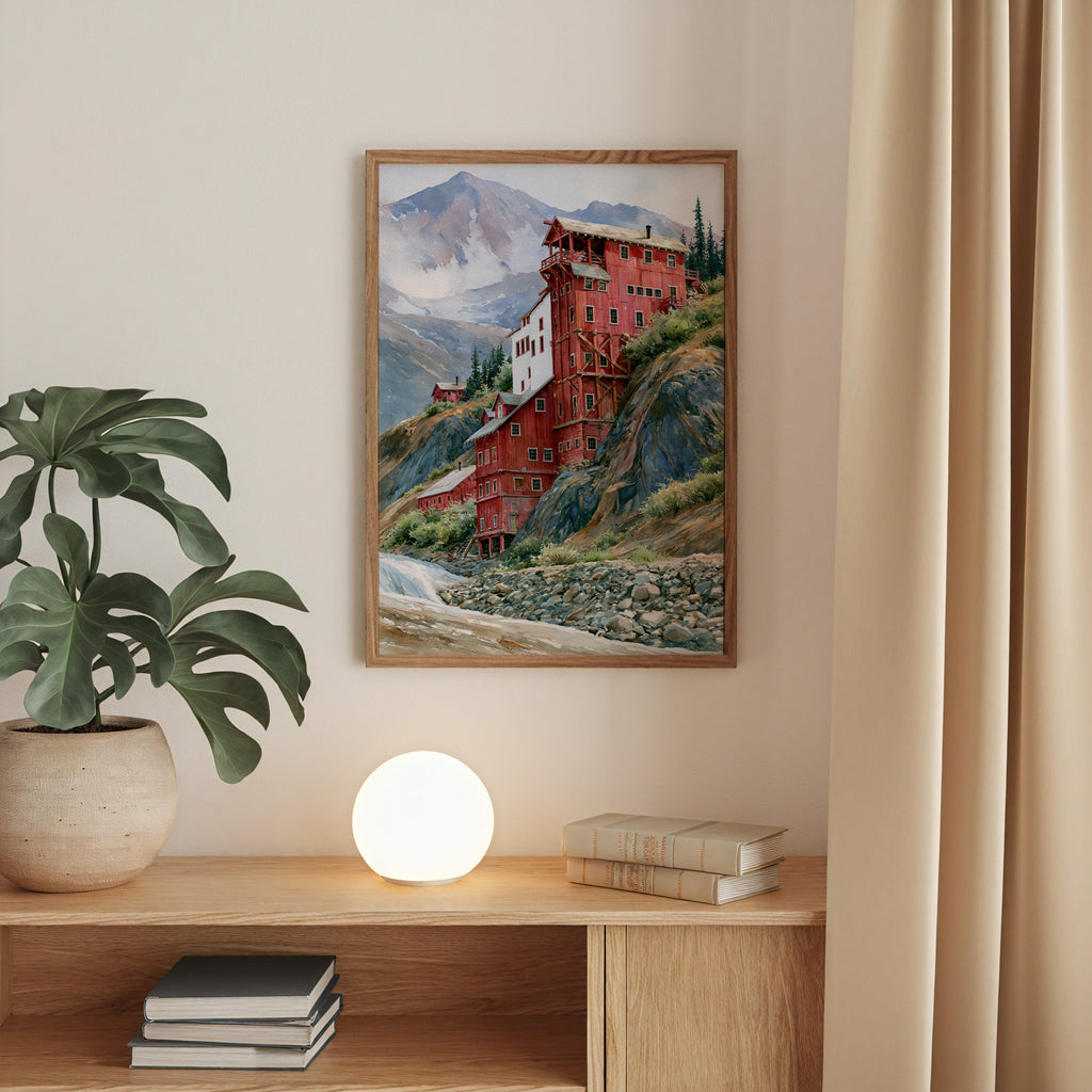 Wrangell–St. Elias National Park Watercolor Art