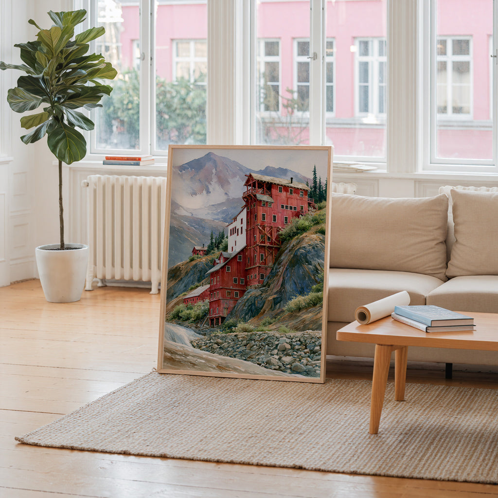 Wrangell–St. Elias National Park Watercolor Art