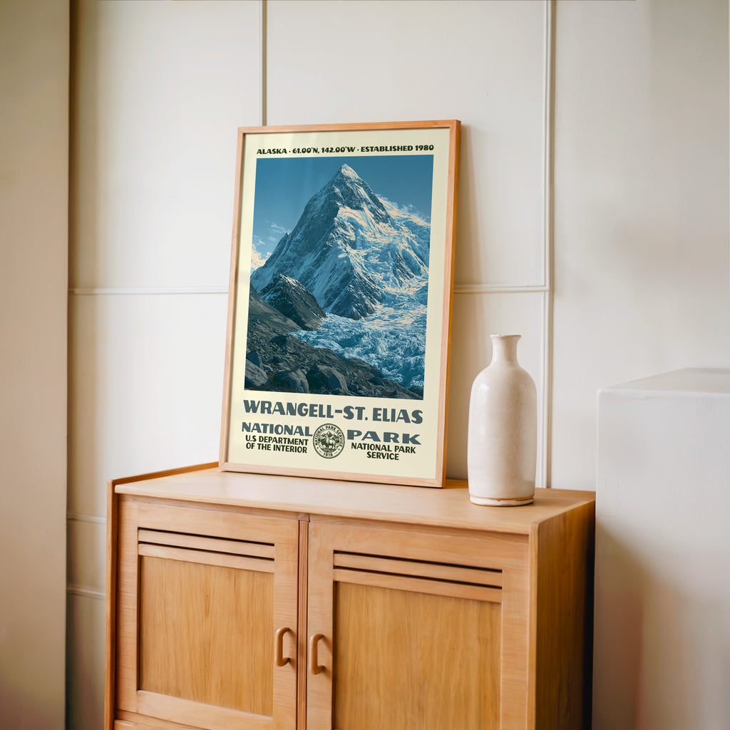 Wrangell–St. Elias National Park Vintage WPA Art
