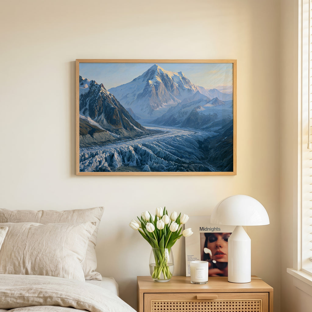 Wrangell–St. Elias National Park Classical Oil Painting