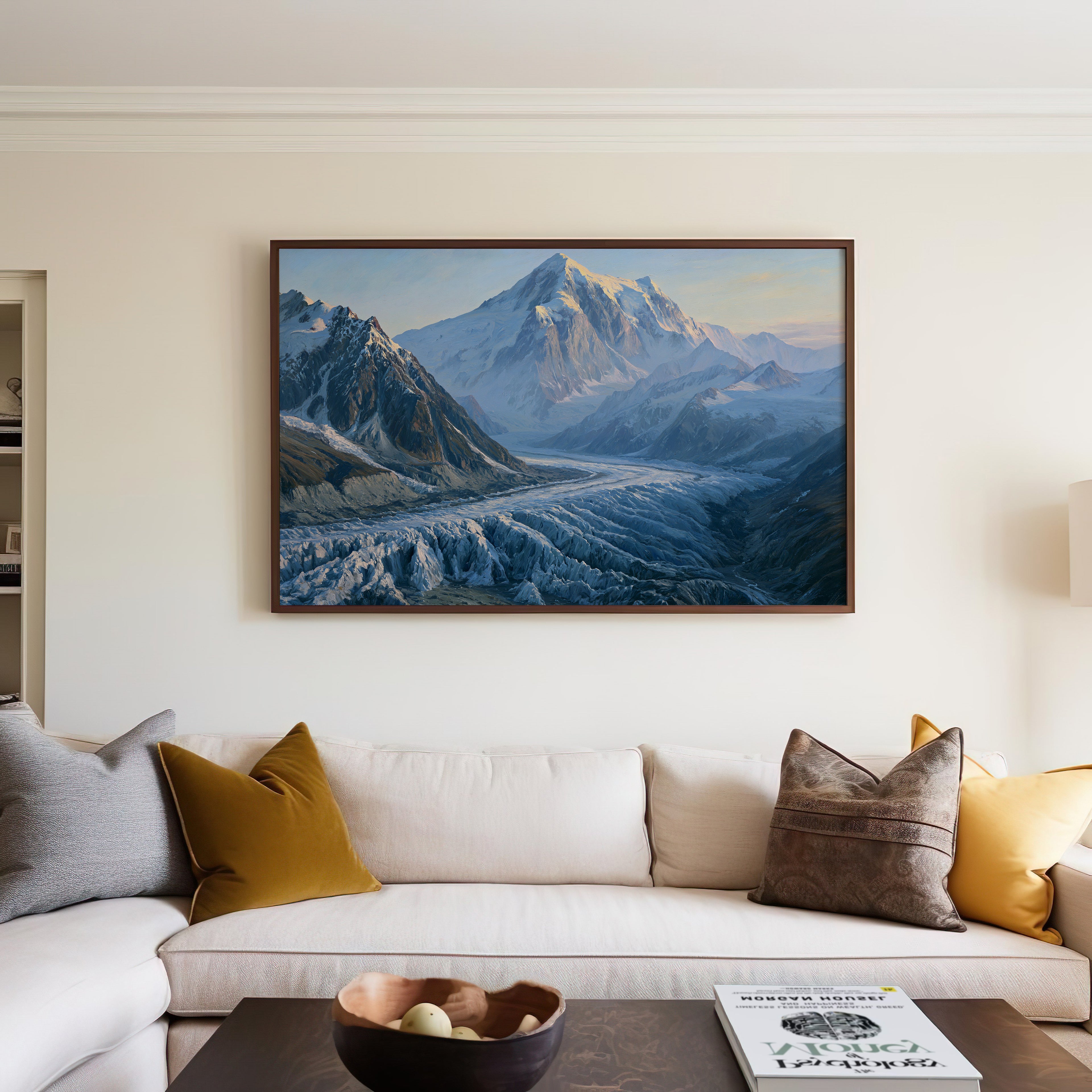 Wrangell–St. Elias National Park Classical Oil Painting