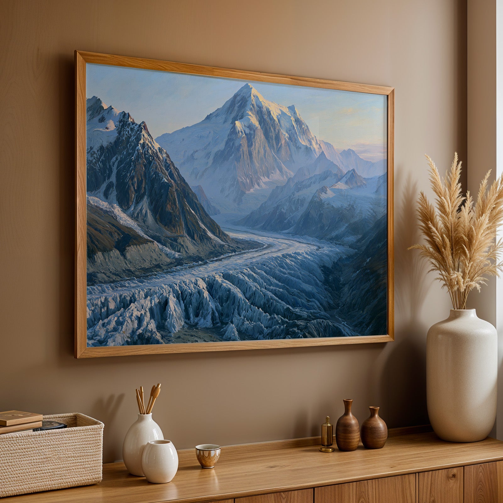Wrangell–St. Elias National Park Classical Oil Painting