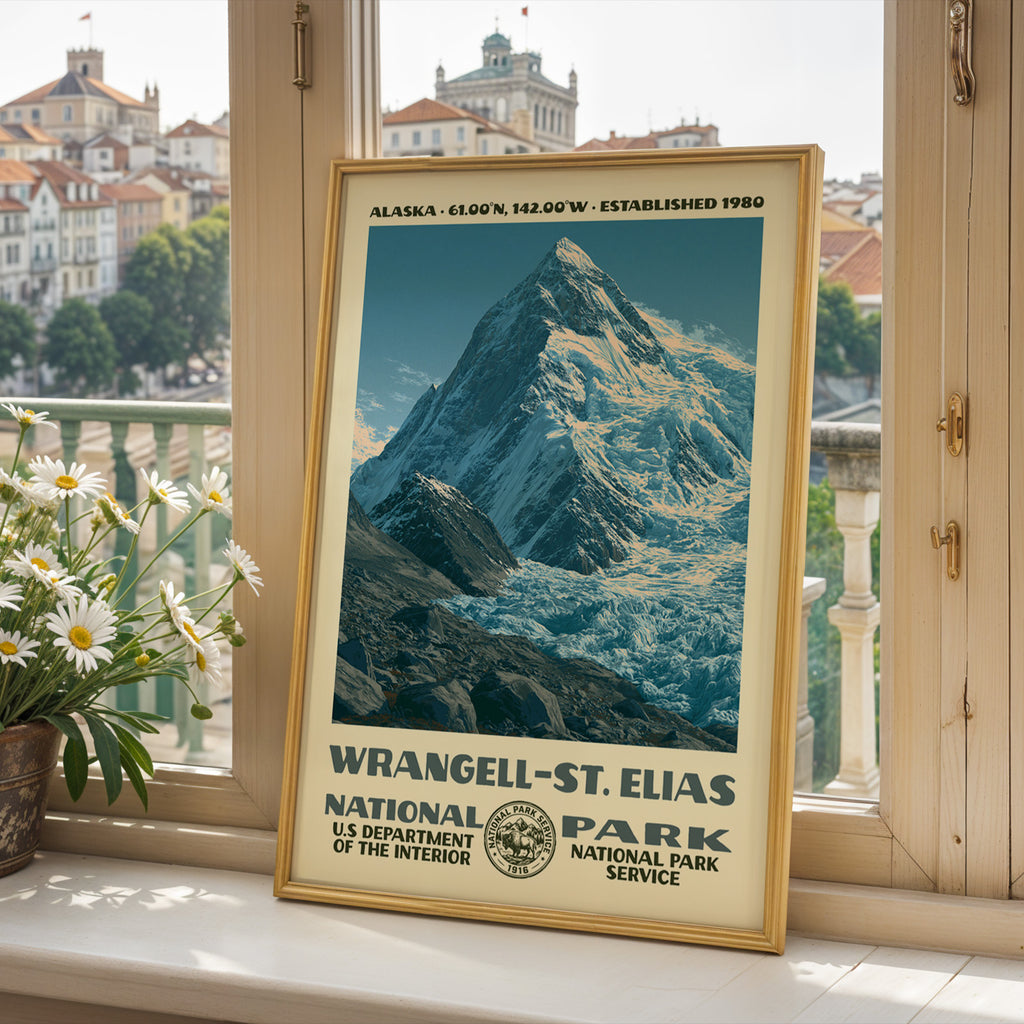 Wrangell–St. Elias National Park Vintage WPA Art