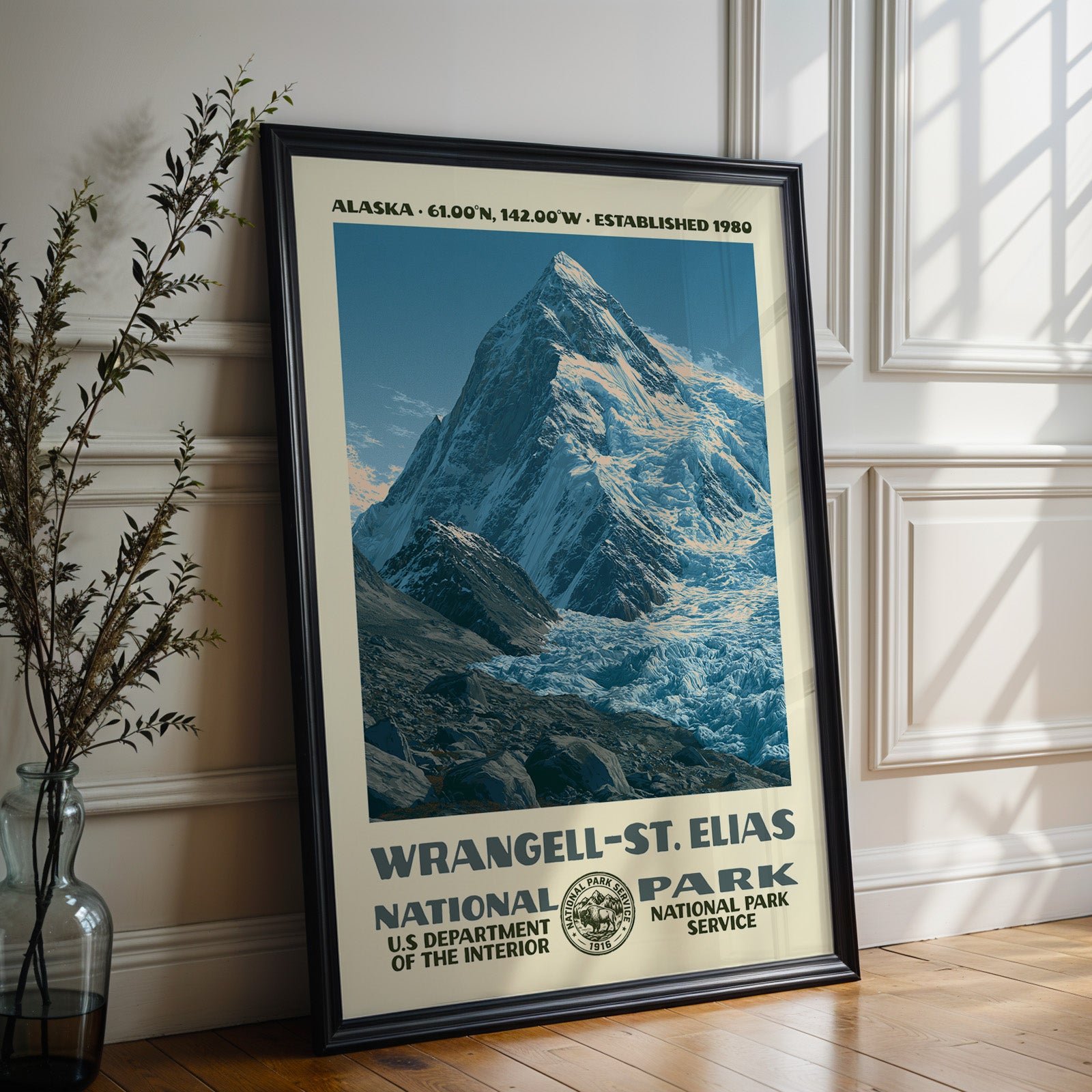 Wrangell–St. Elias National Park Vintage WPA Art
