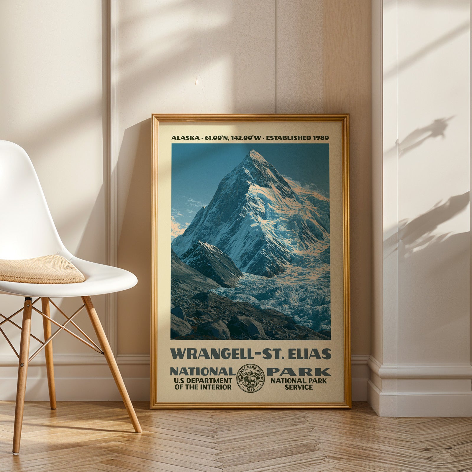 Wrangell–St. Elias National Park Vintage WPA Art