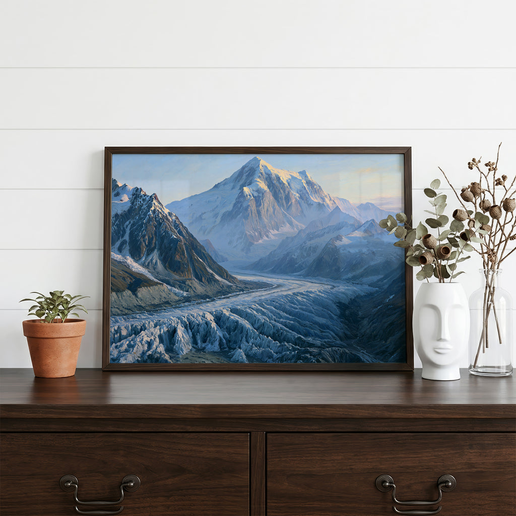Wrangell–St. Elias National Park Classical Oil Painting