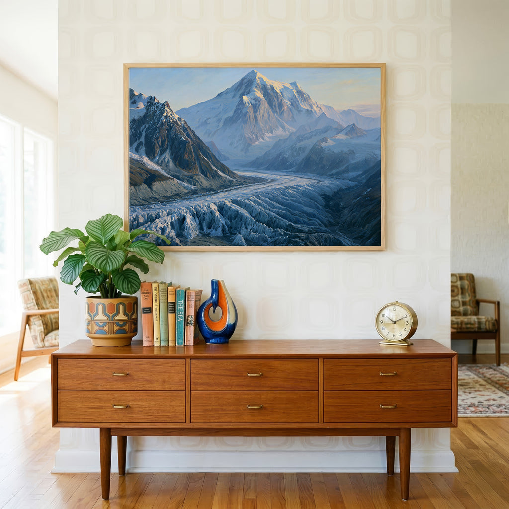 Wrangell–St. Elias National Park Classical Oil Painting