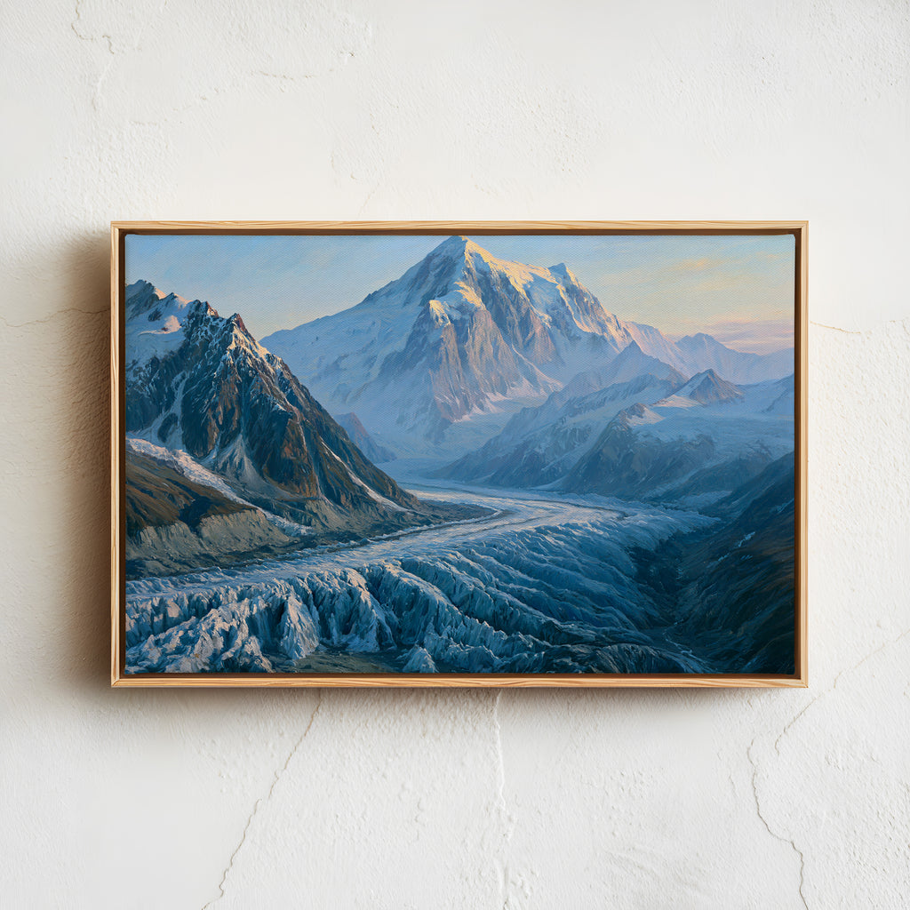 Wrangell–St. Elias National Park Classical Oil Painting
