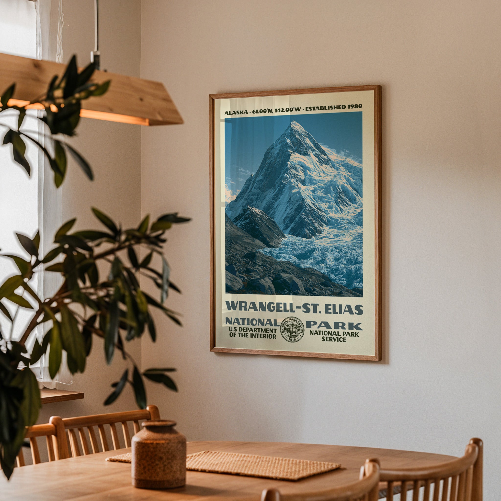 Wrangell–St. Elias National Park Vintage WPA Art