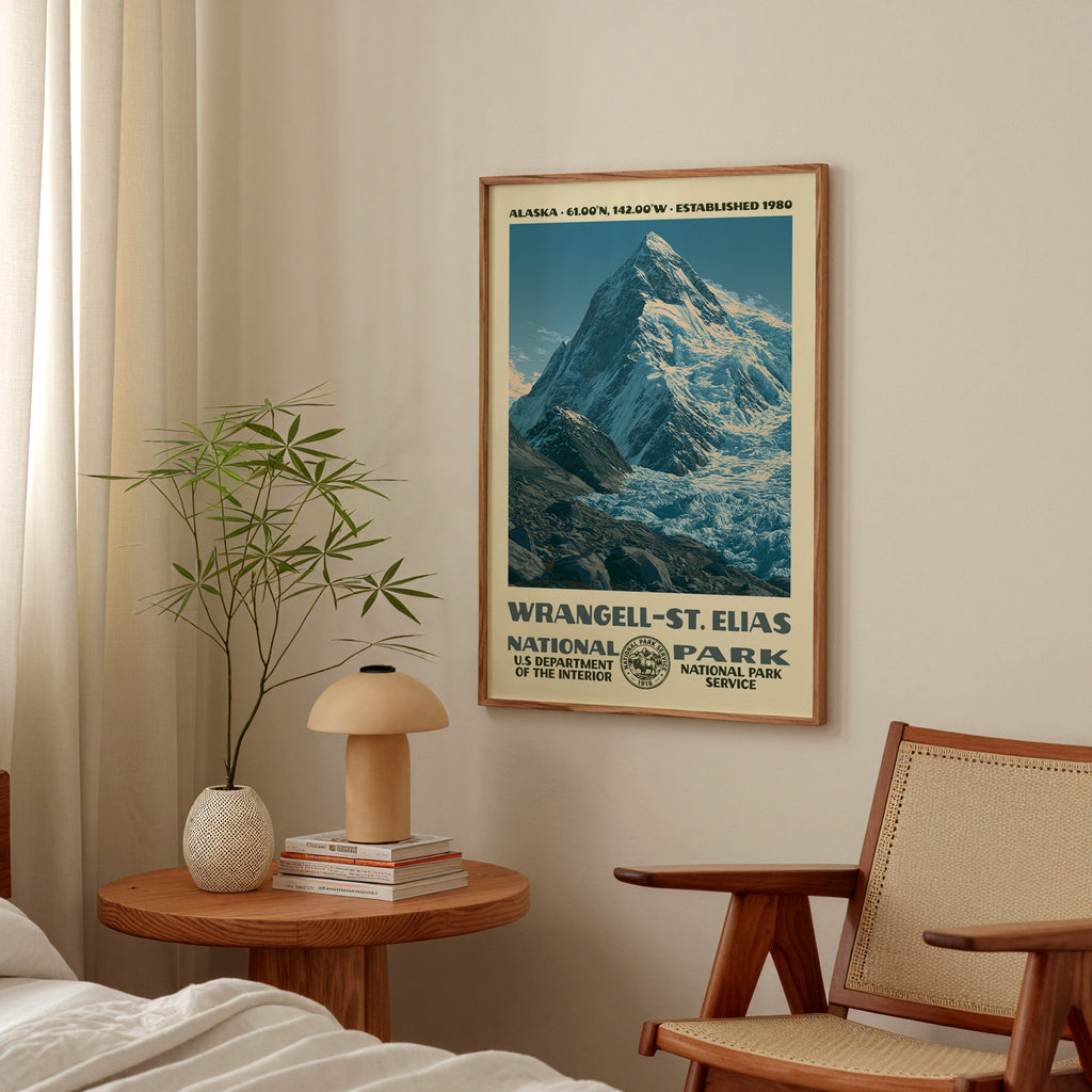 Wrangell–St. Elias National Park Vintage WPA Art