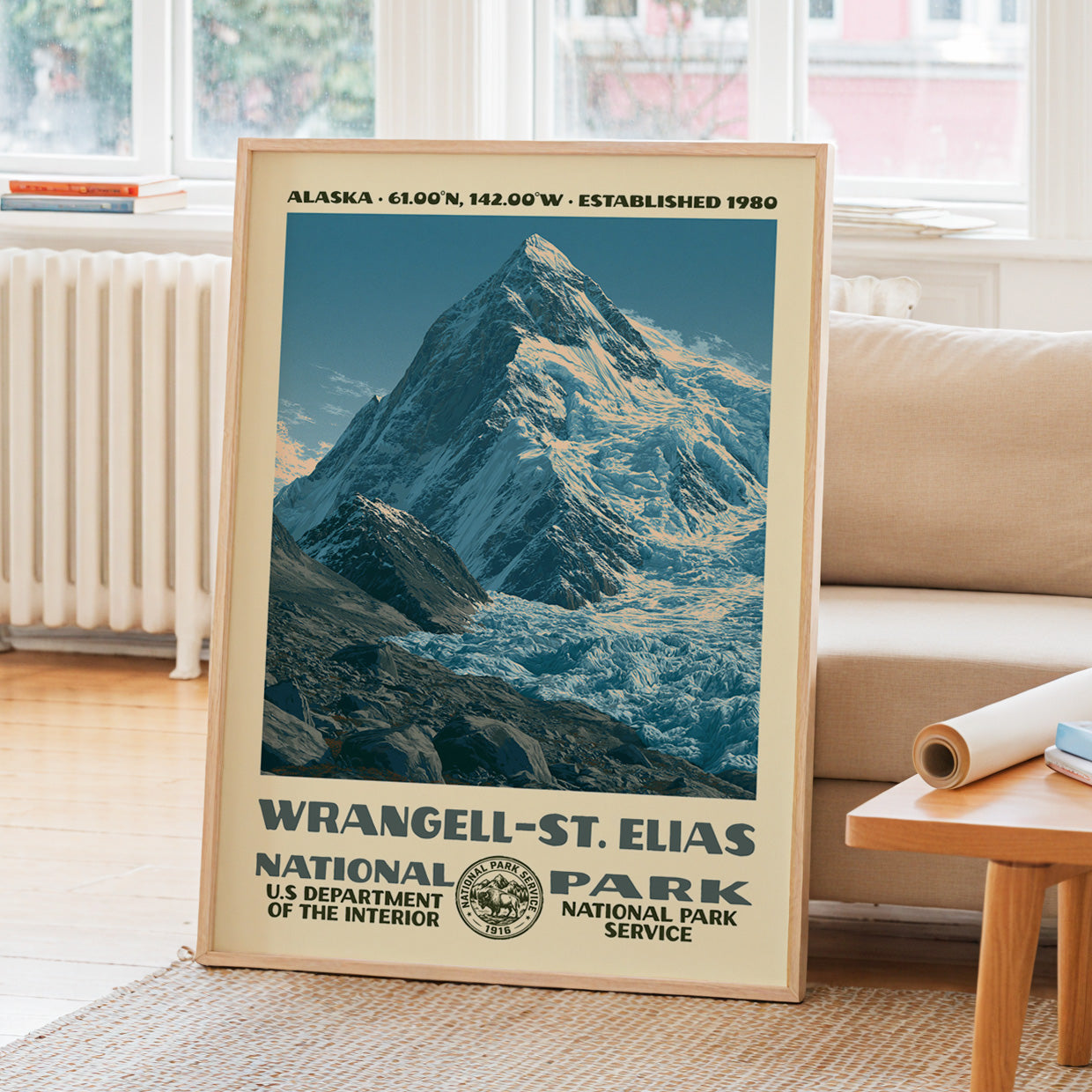 Wrangell–St. Elias National Park Vintage WPA Art