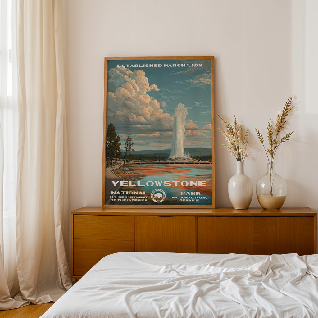 Yellowstone National Park Vintage WPA