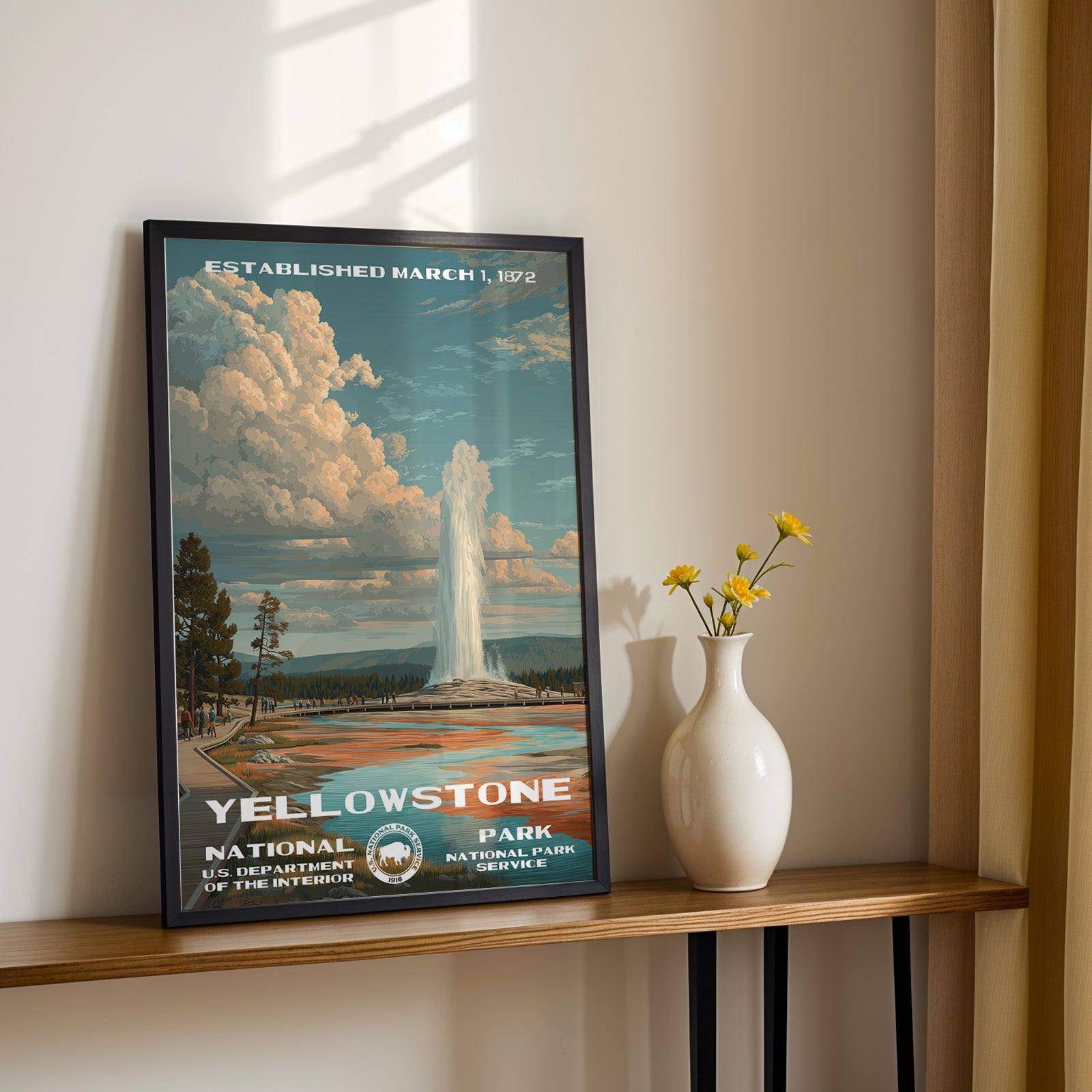 Yellowstone National Park Vintage WPA
