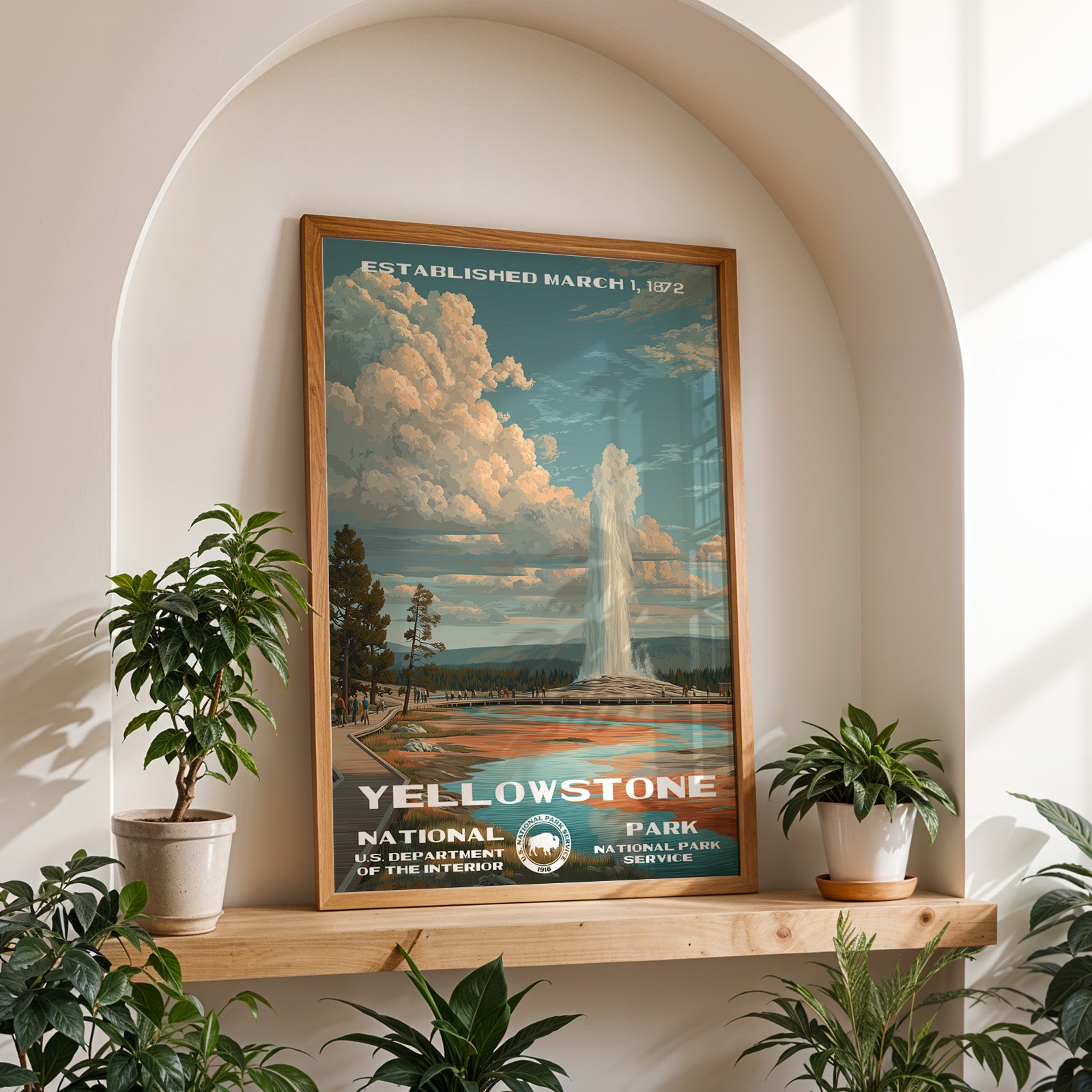 Yellowstone National Park Vintage WPA