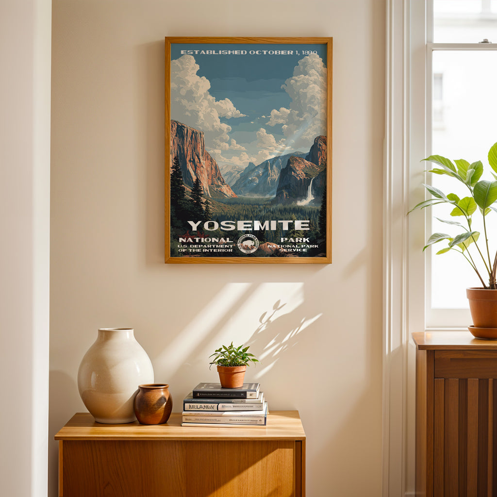 Yosemite National Park Vintage WPA