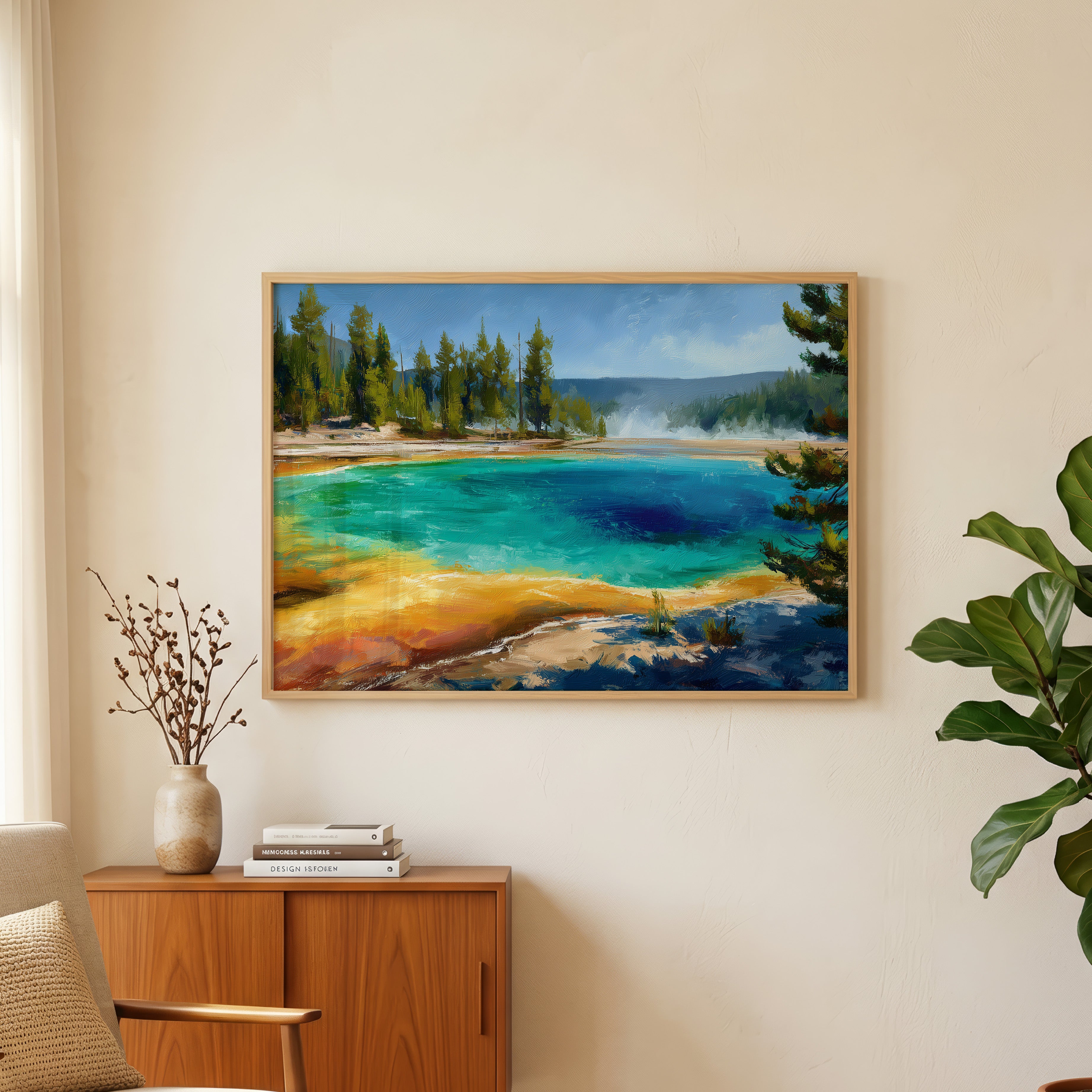 Yellowstone National Park Oil Painting