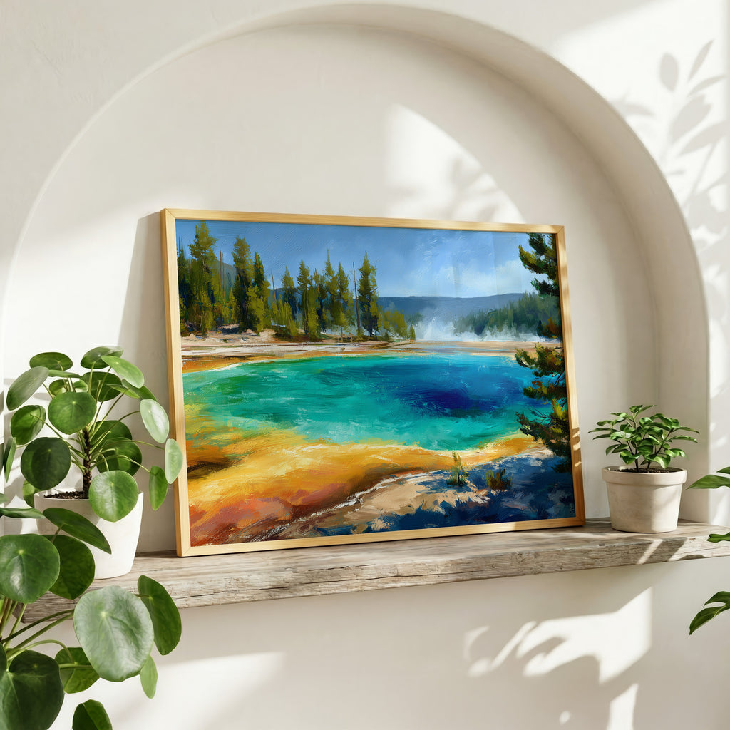 Yellowstone National Park Oil Painting