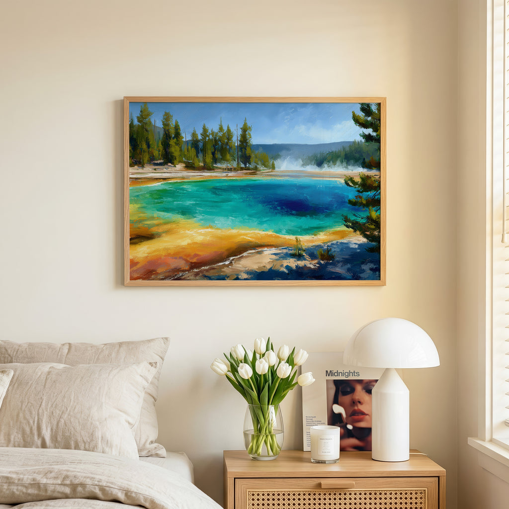 Yellowstone National Park Oil Painting