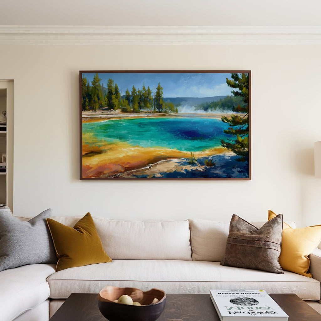 Yellowstone National Park Oil Painting