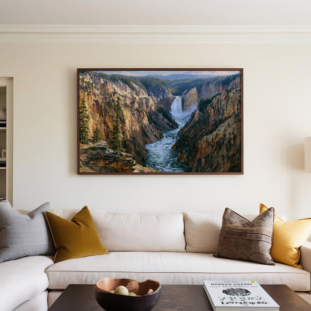 Yellowstone National Park Classical Oil Painting