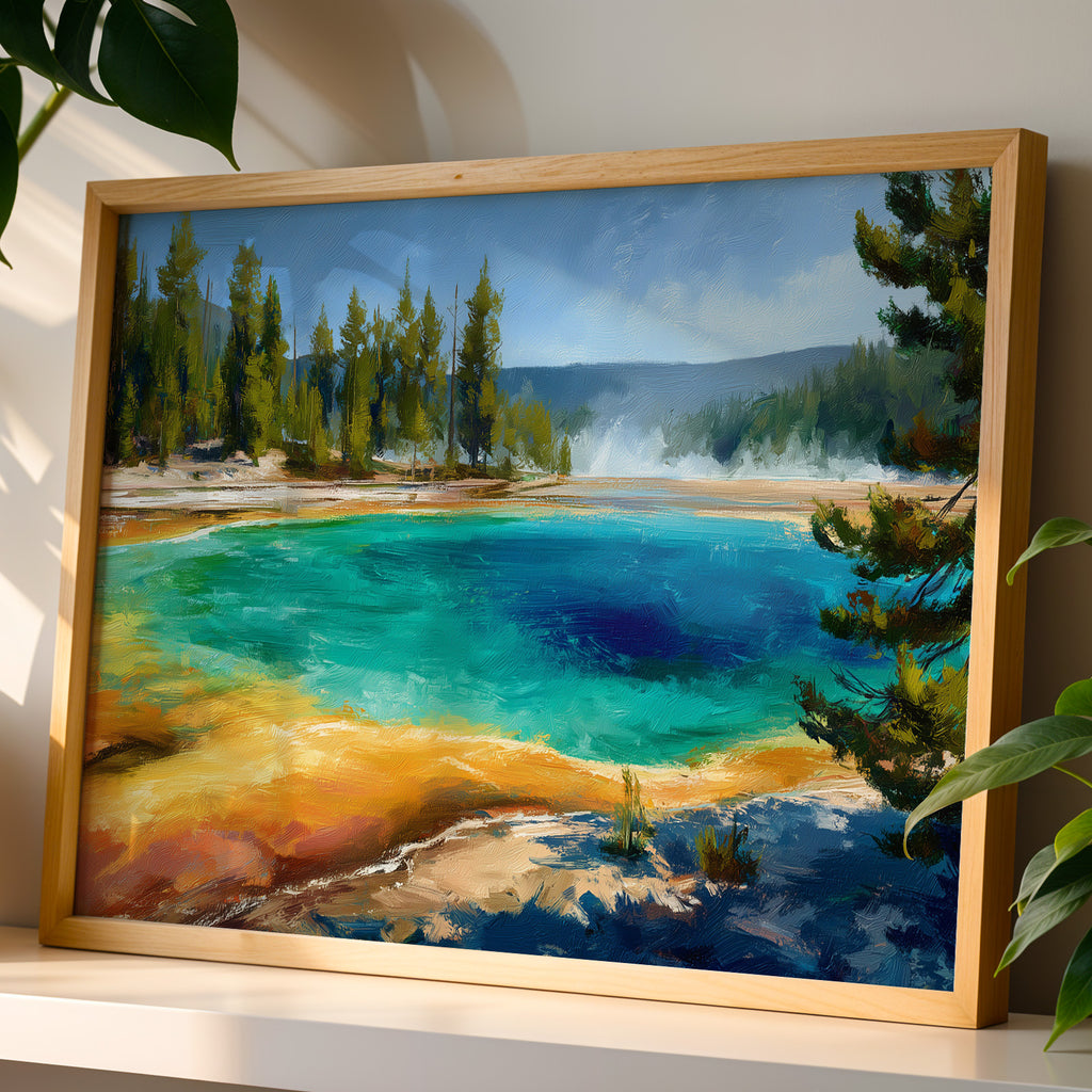 Yellowstone National Park Oil Painting