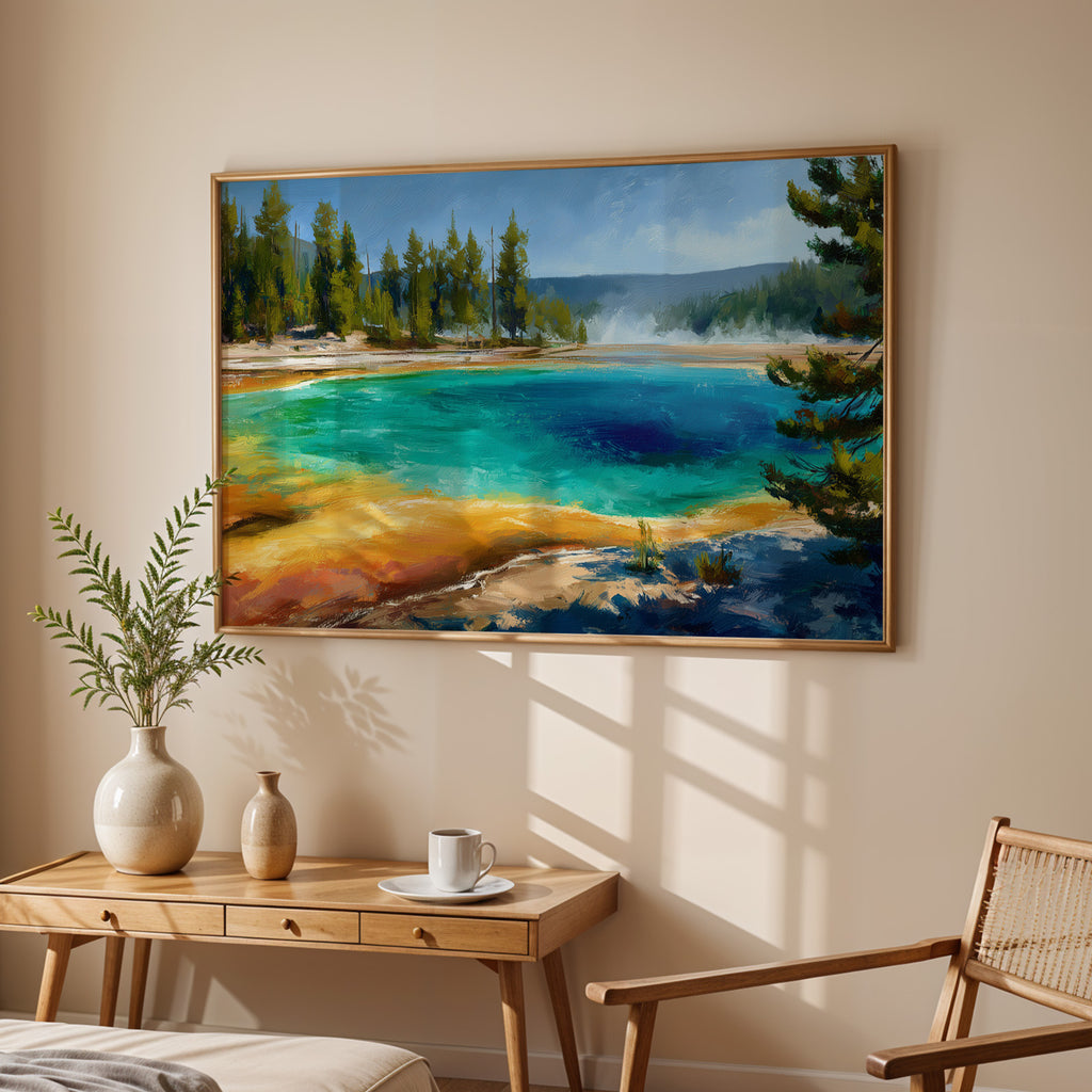 Yellowstone National Park Oil Painting