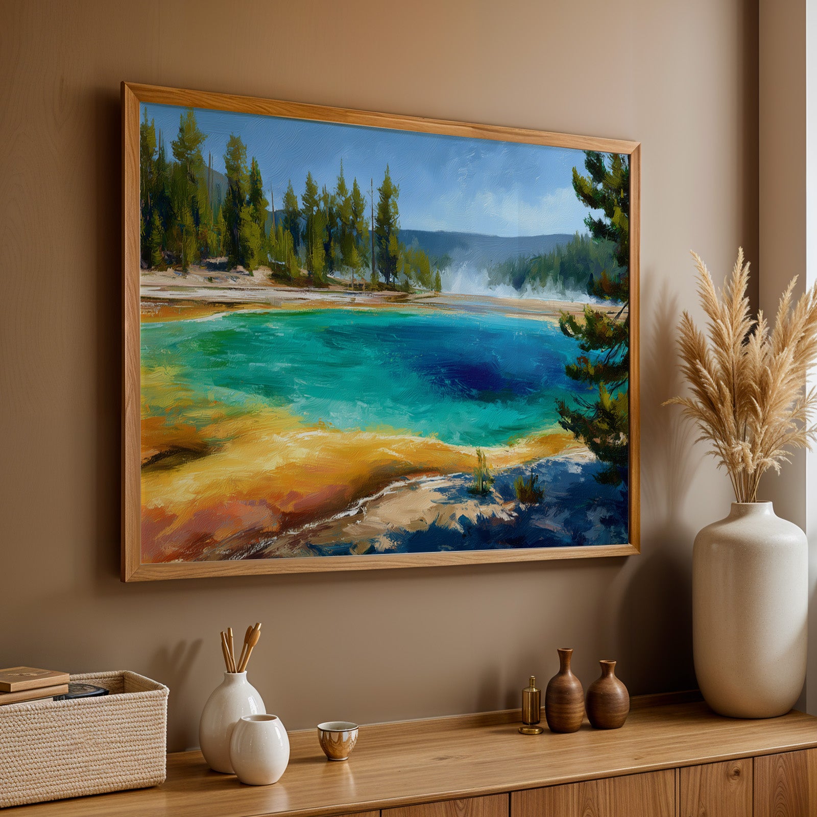 Yellowstone National Park Oil Painting