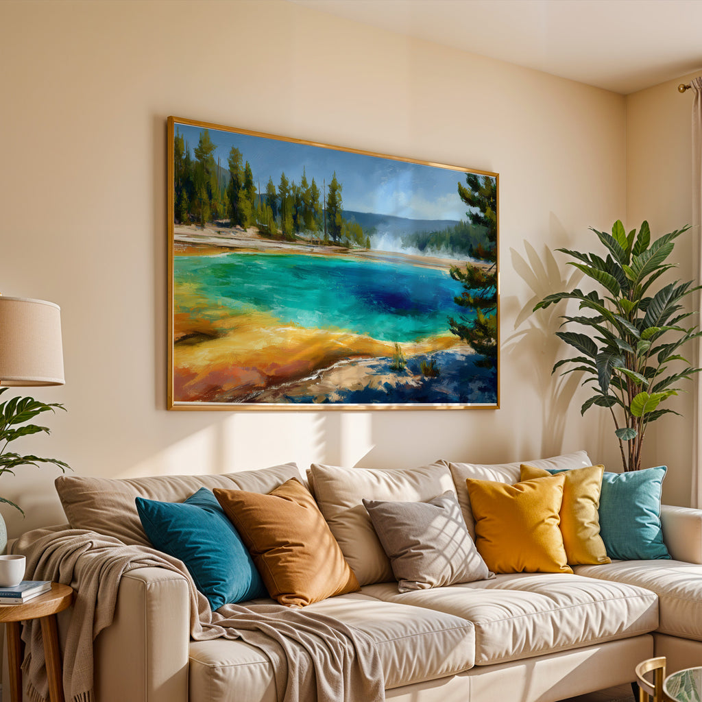 Yellowstone National Park Oil Painting
