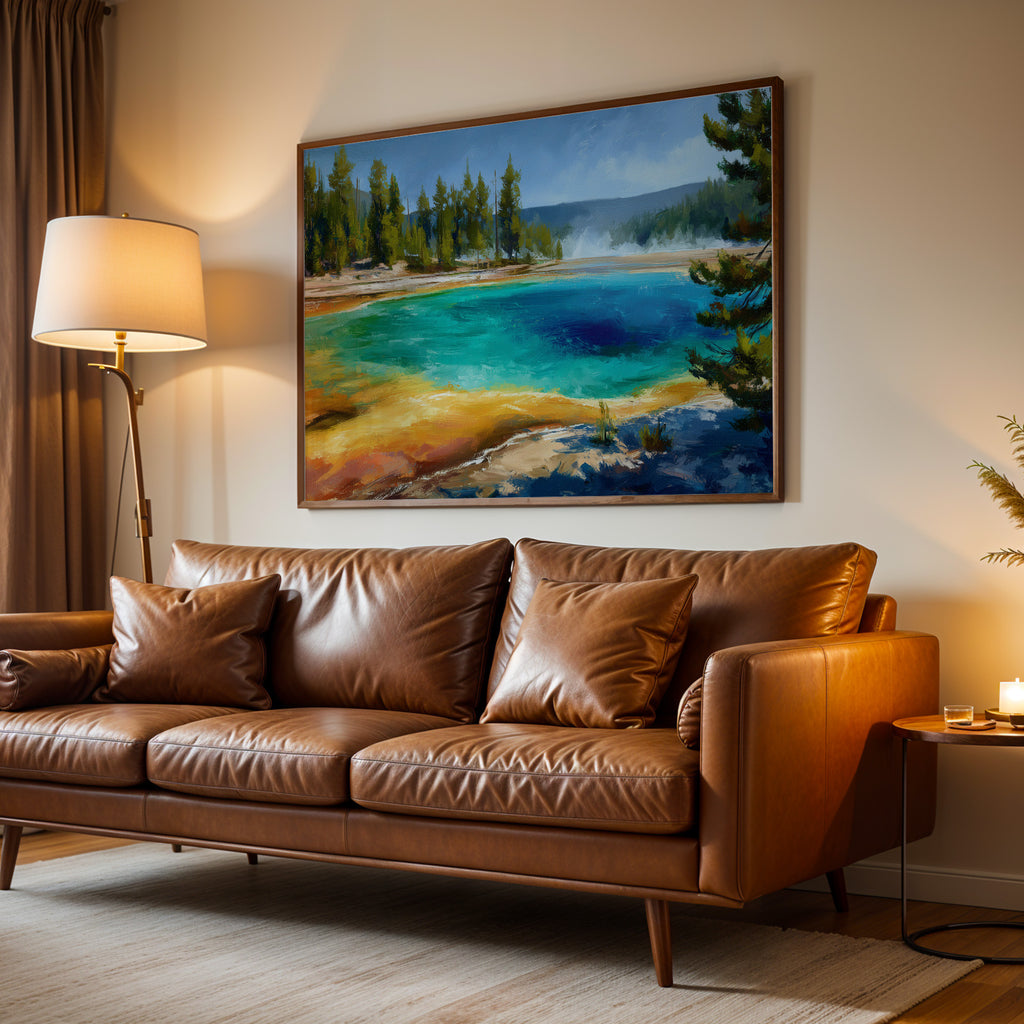 Yellowstone National Park Oil Painting