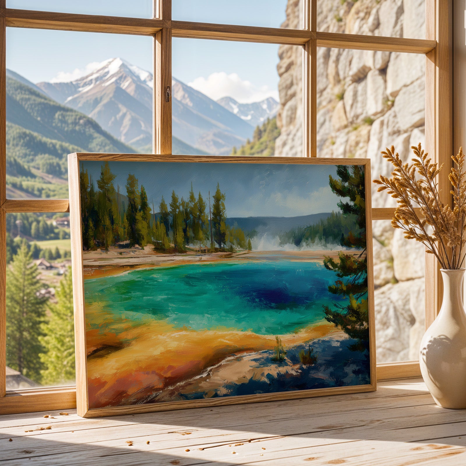 Yellowstone National Park Oil Painting