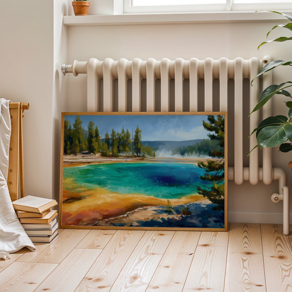Yellowstone National Park Oil Painting