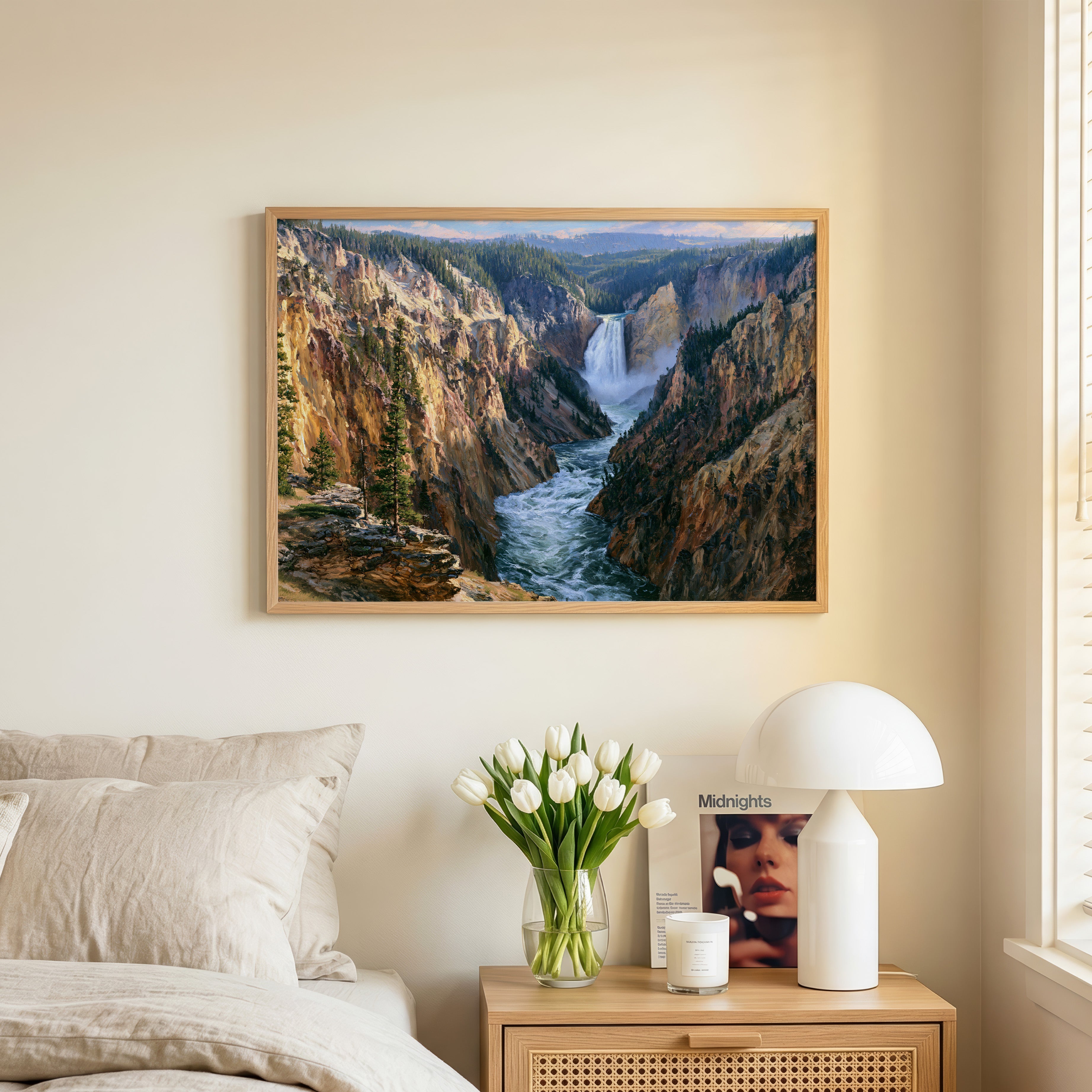Yellowstone National Park Classical Oil Painting