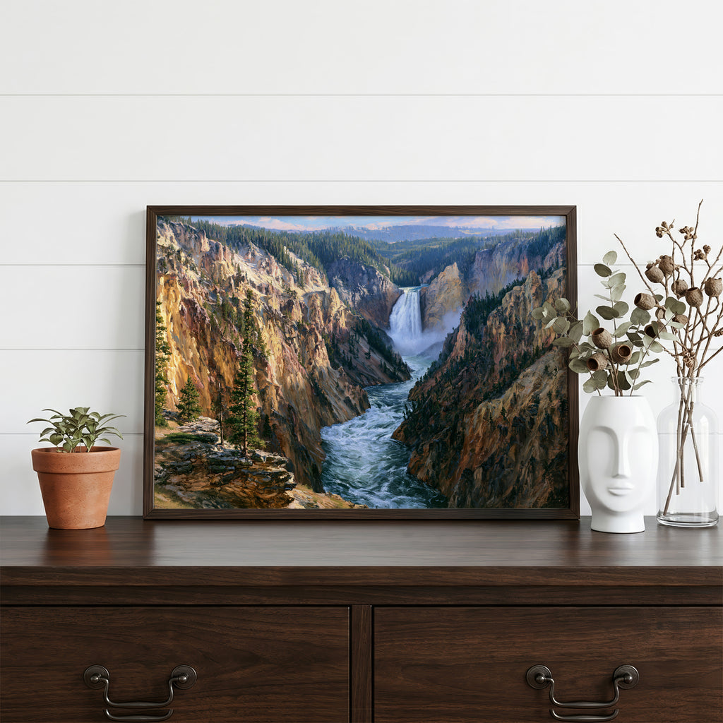 Yellowstone National Park Classical Oil Painting