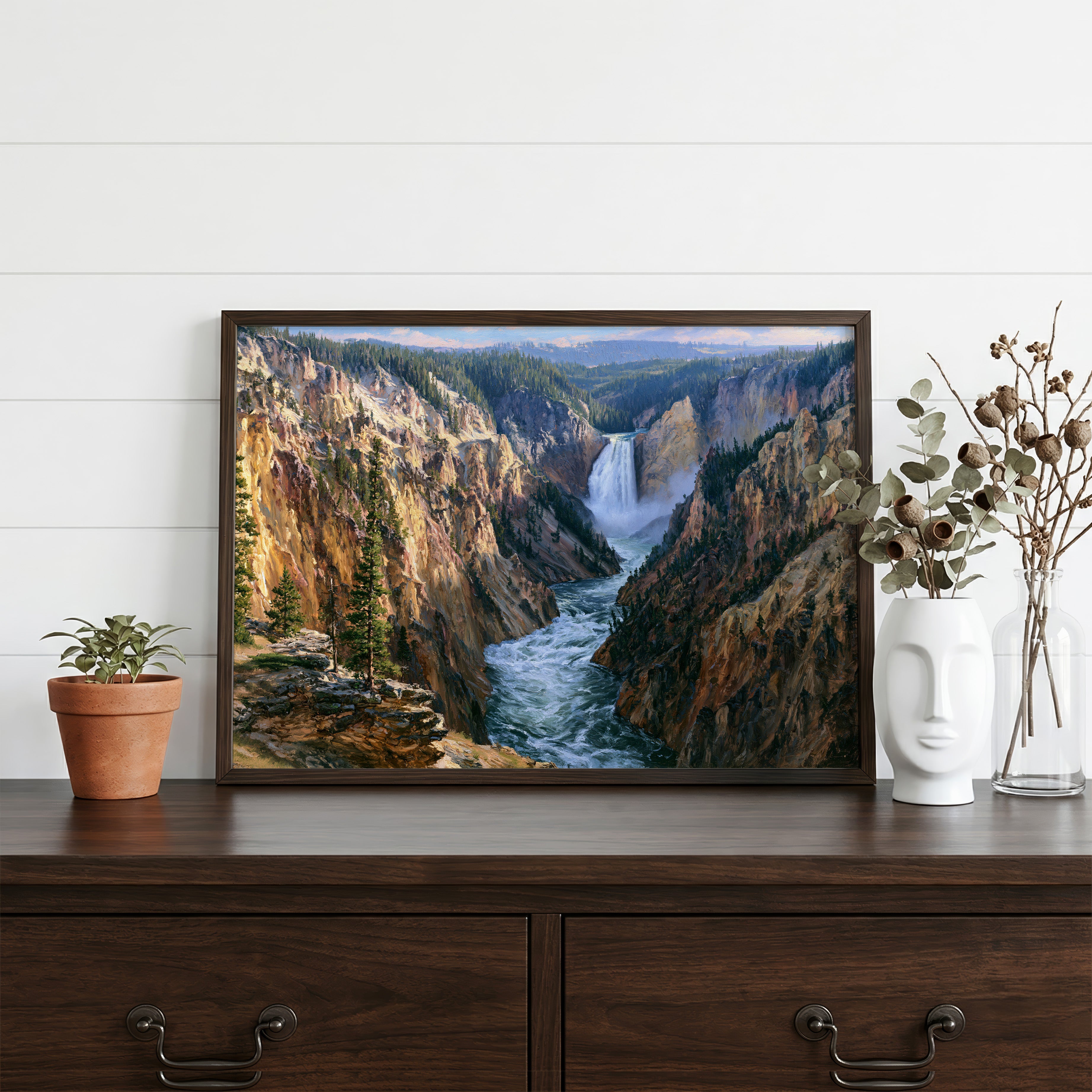 Yellowstone National Park Classical Oil Painting