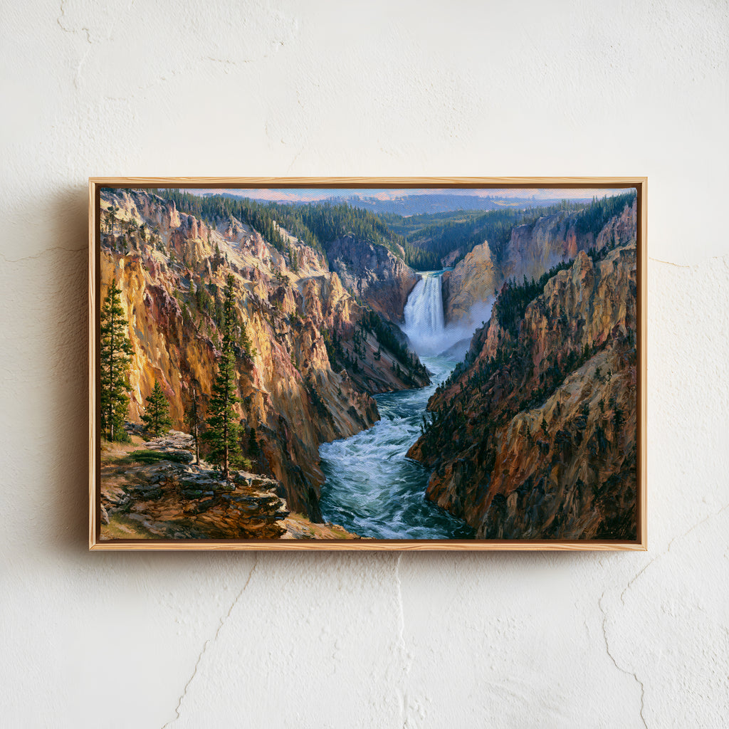 Yellowstone National Park Classical Oil Painting